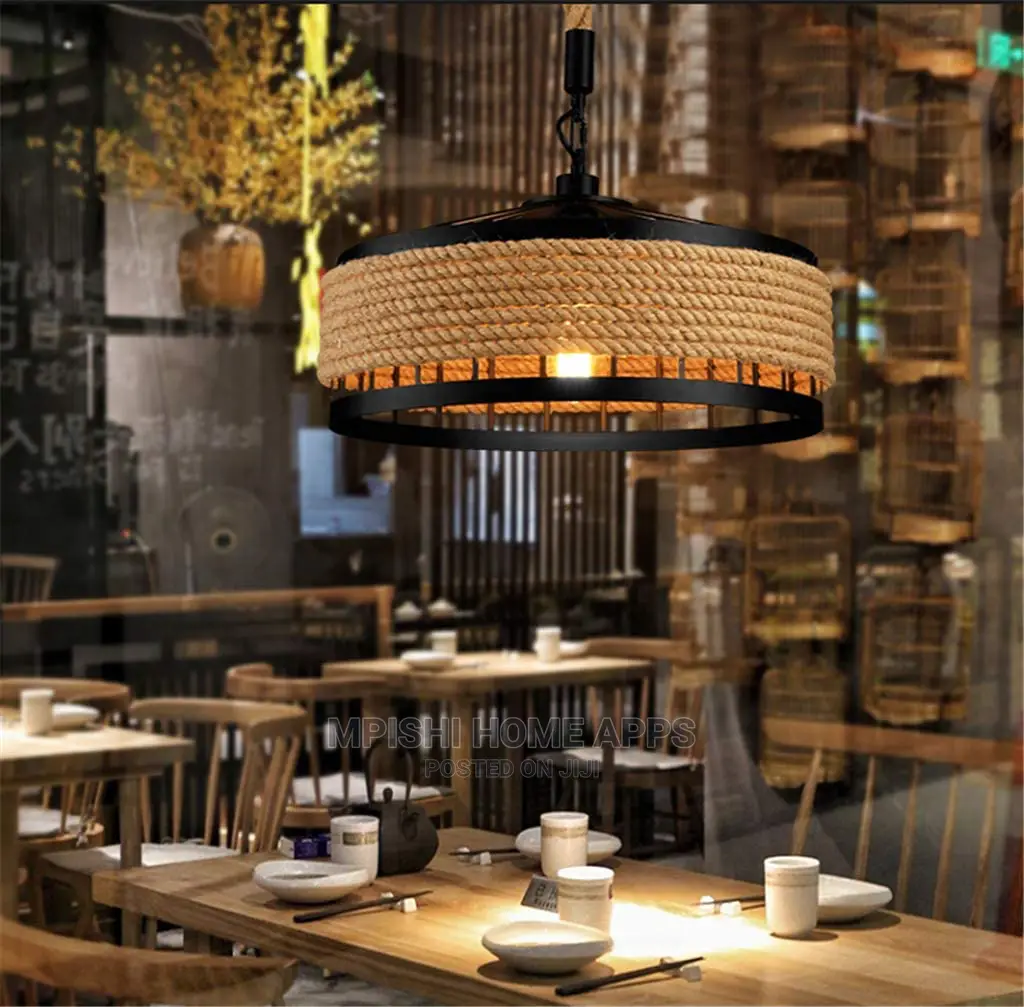 Hemp Rope Pendant Light