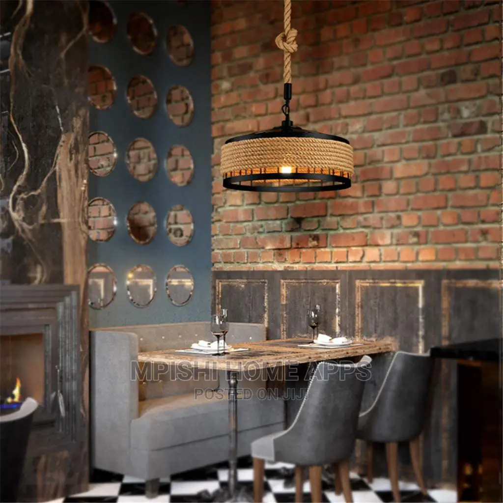 Hemp Rope Pendant Light