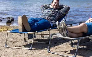 Folding Camping Cot Bed With Pillow