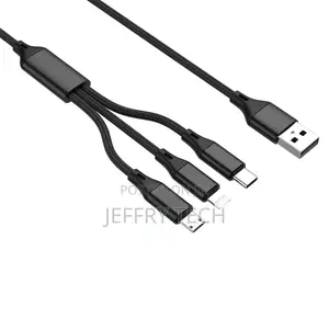 Nylon Braided Wire OEM Colorful 3 in 1 Type-C Fast Charging