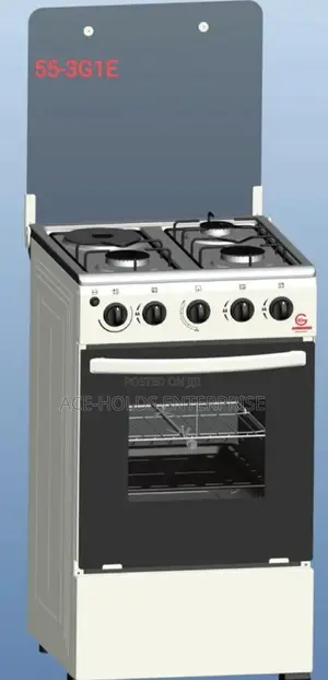 Standing Oven Cooker 50cm*55cm -3 Gas+1 Electric.+Gas Oven.