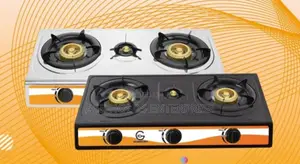 3 Burner Gas Stove Cooker With Autoignation.