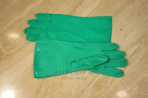Safety Chemical Gloves-Green Nitrile Gloves