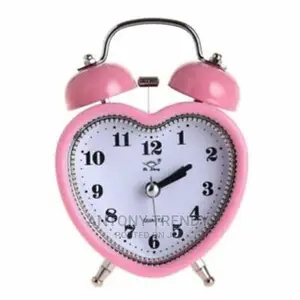 Vintage Heart Shaped Alarm Clock