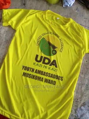 Yellow Branded Campaign T-Shirts