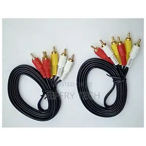 AV TV Video Audio Cable- 2pcs