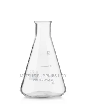 A Set of 5 Conical Flask 25ml ( Borosil)