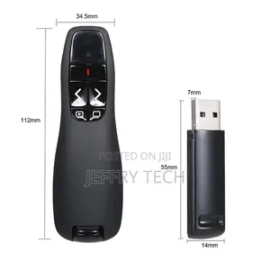 R400 Wireless Presenter Remote, RF 2.4ghz USB Presentation R