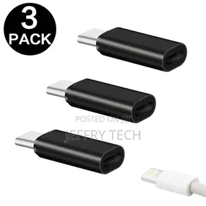 3pcs Metal Usb Type C to Lightning Adapter for Samsung Galax
