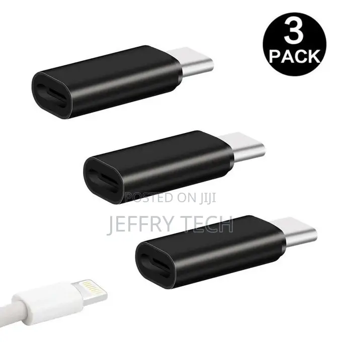 3pcs Metal Usb Type C to Lightning Adapter for Samsung Galax