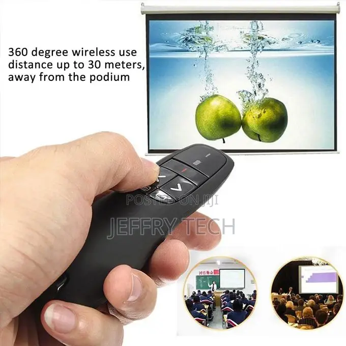 Wireless Presenter Pointer Slide Power Point Clicker USB Las