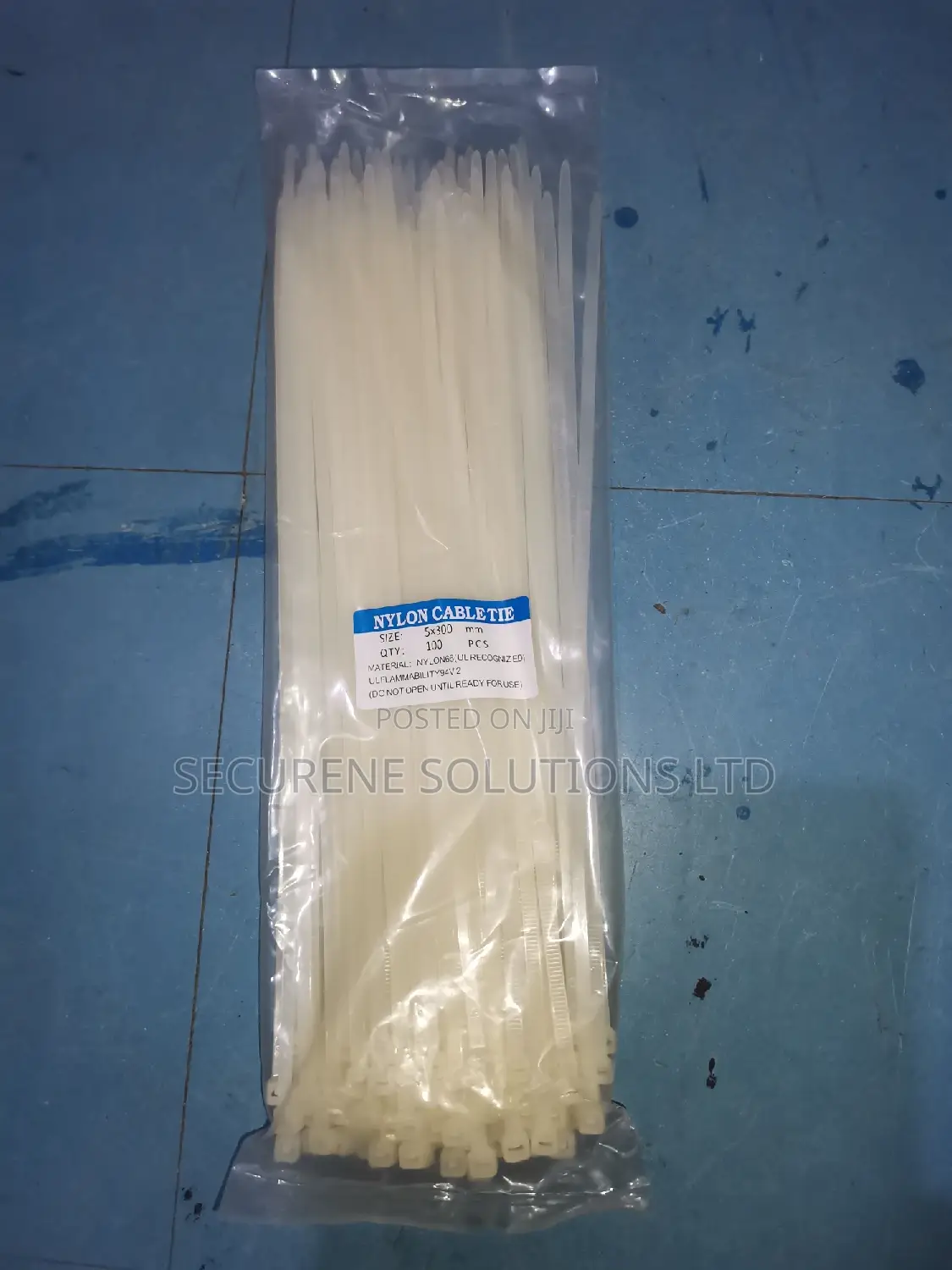 100pcs Nylon Self Locking Cable Ties Zip Ties Tie Wraps