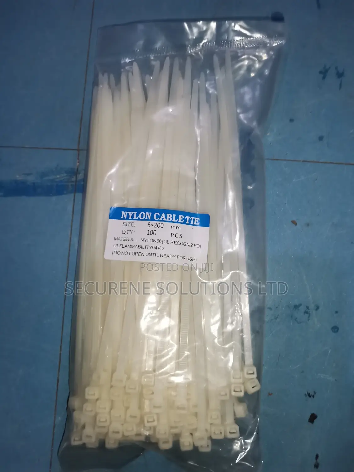 100pcs Nylon Self Locking Cable Ties Zip Ties Tie Wraps