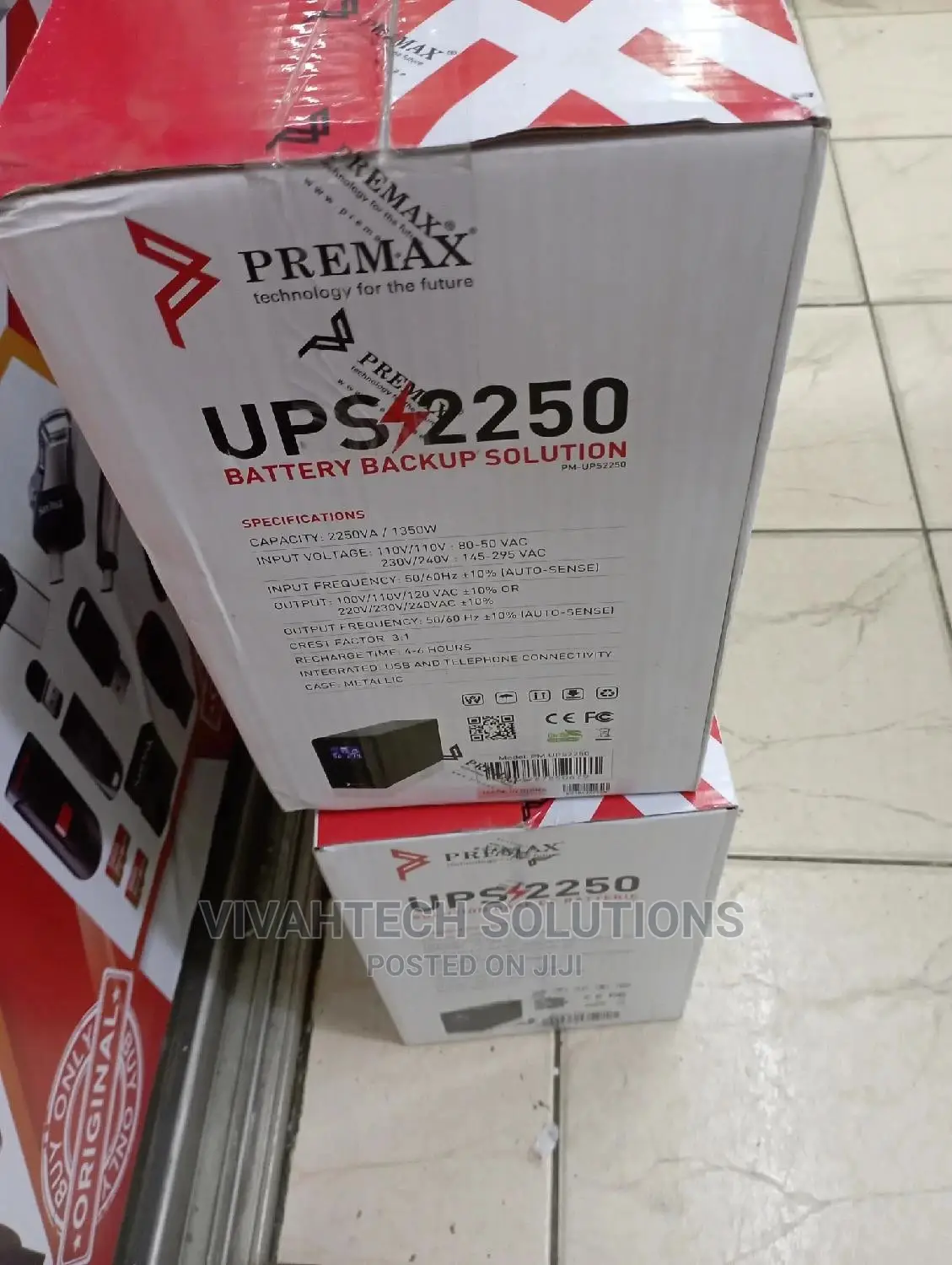 Premax Battery Backup Solution 2250VA UPS