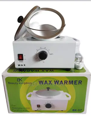 White Metallic Wax Warmer/Heater