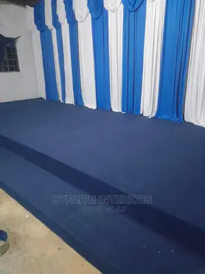 Blue Church Carpet