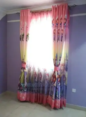 Pink Kids Curtain