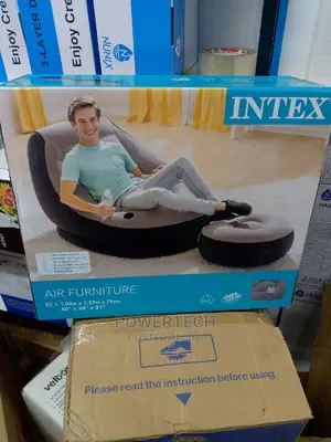 Inflatable Seat With Foot Rest