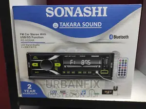 Sonashi Car Radio With Bluetooth, Fm, Usb, Aux
