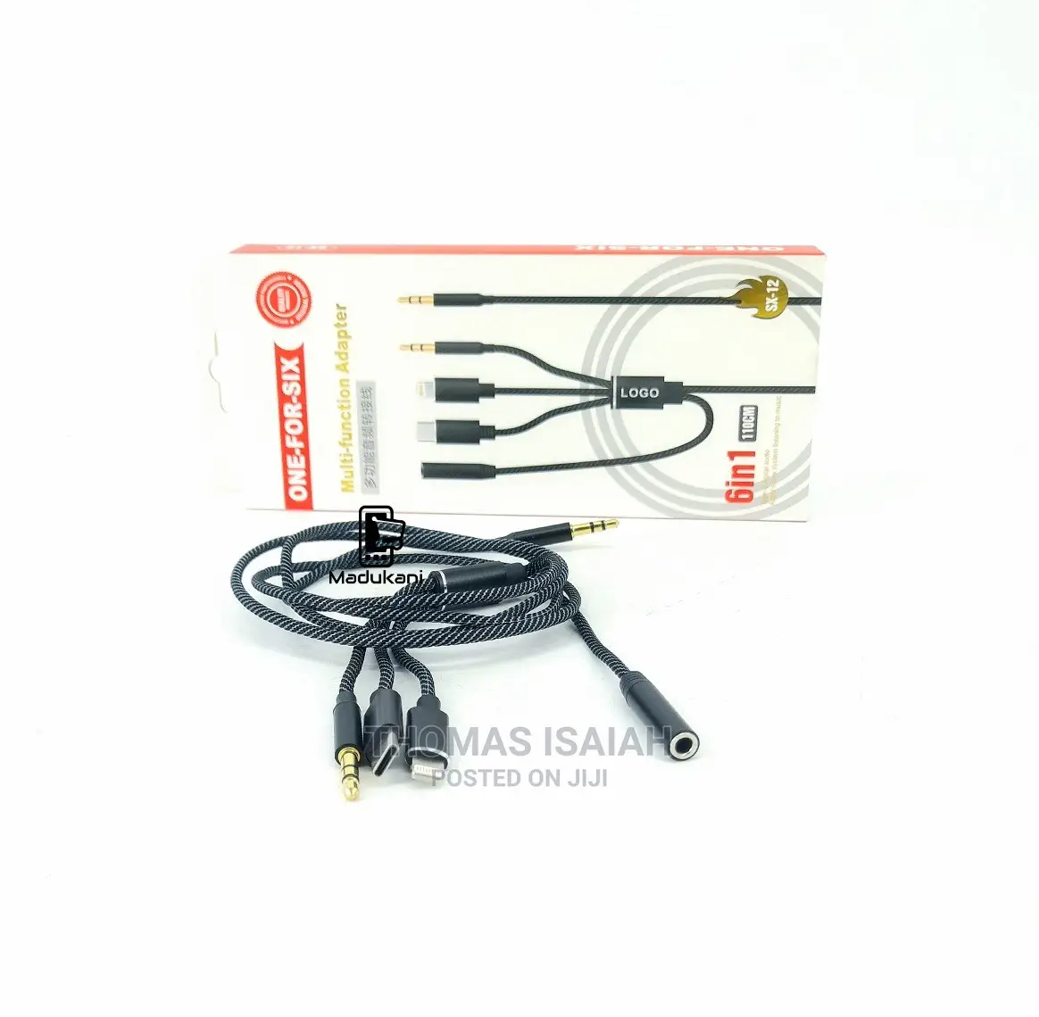 6 in 1 Multifunctional Mobile Phone Audio Adapter Splitter
