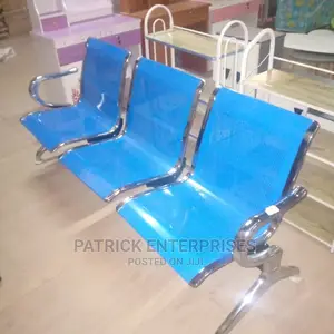 Imported Non-Paded Bench Waiting Chair 3 Seater