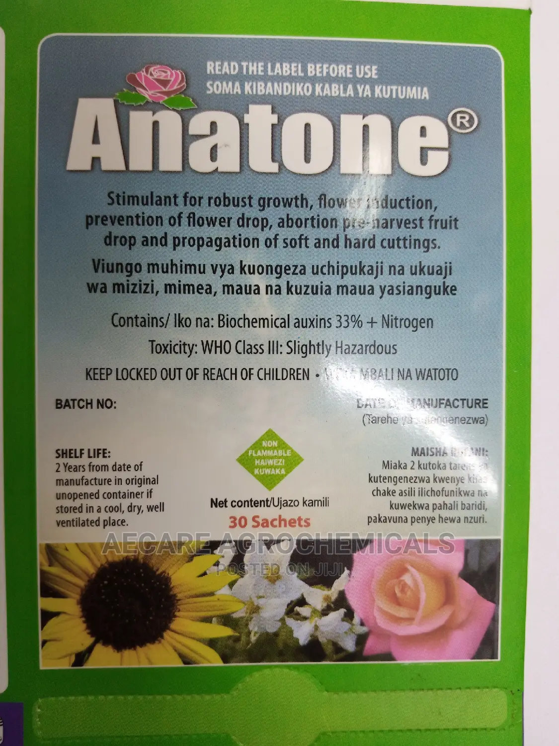ANATONE 3 BIO-STIMULANT 3grams