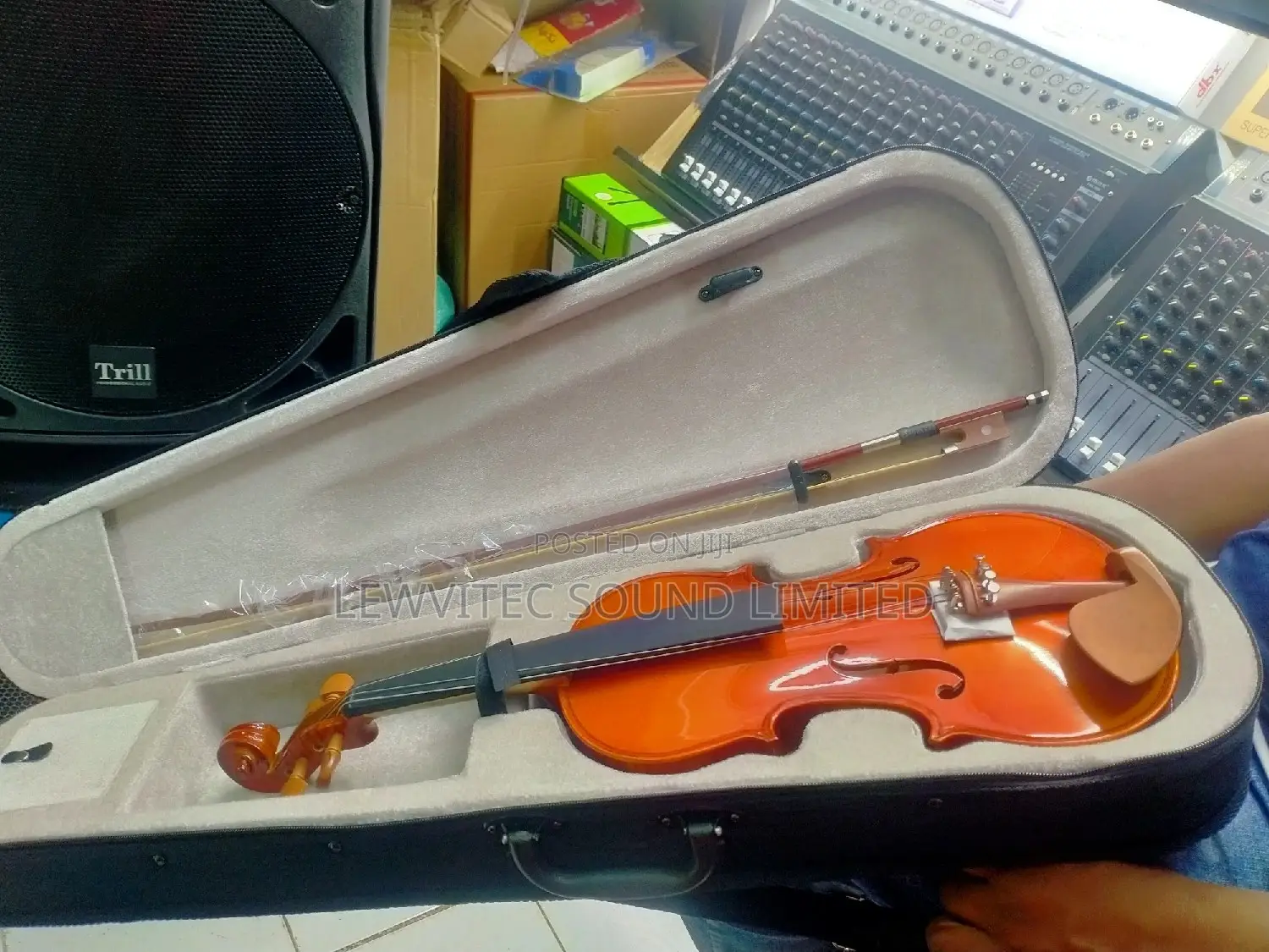 New Crafted Wood Violin