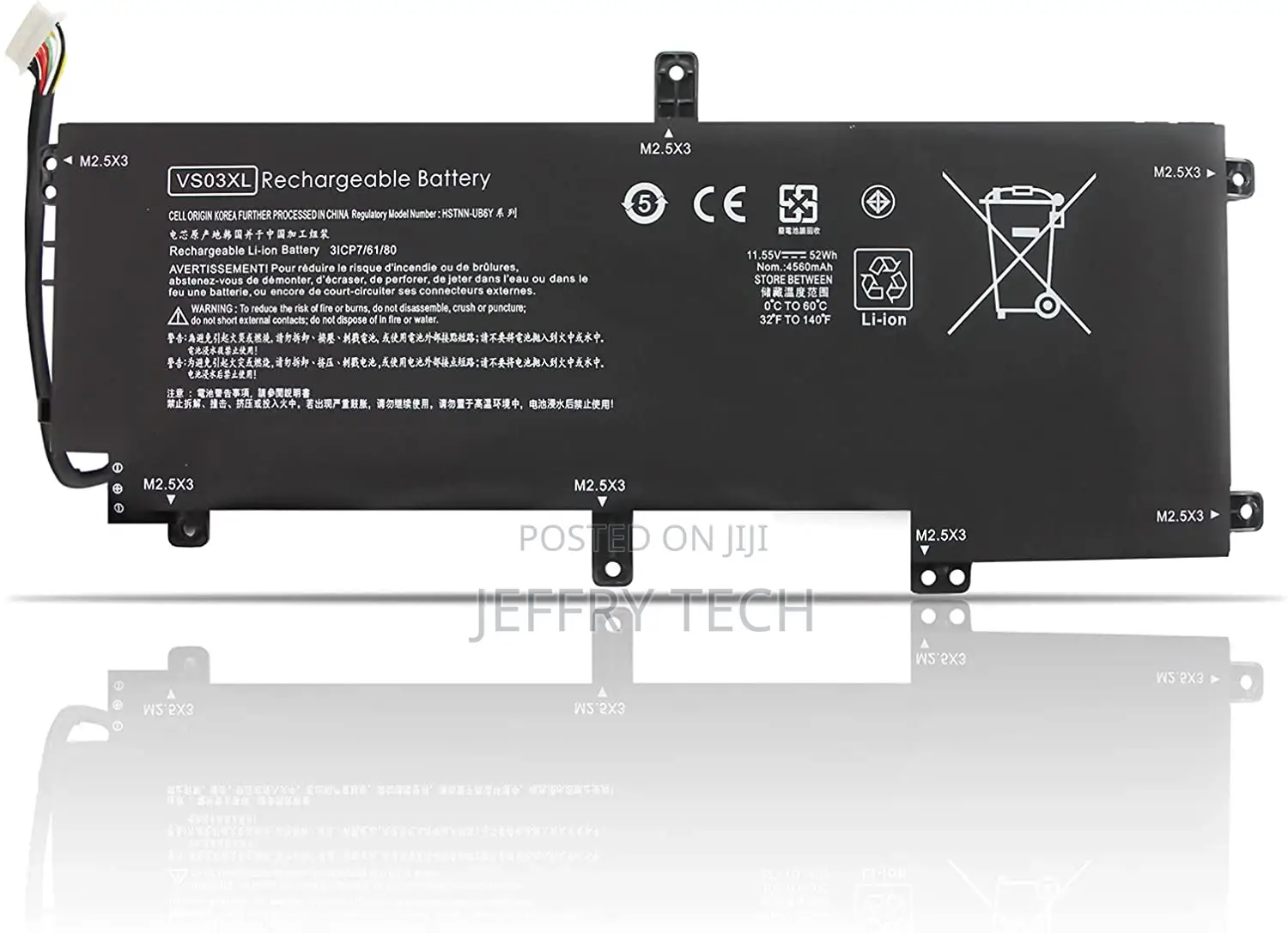 VS03XL 11.55V 52WH Replacement Laptop Battery for HP Envy 15