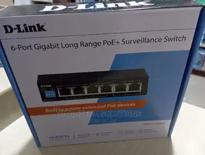 D-Link 6-Port Gigabit Long Range Poe+Surveillance Switch