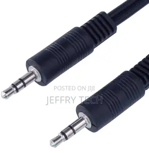 Audio Cable Stereojack 3.5mm M/M 1m BLACK ROHS