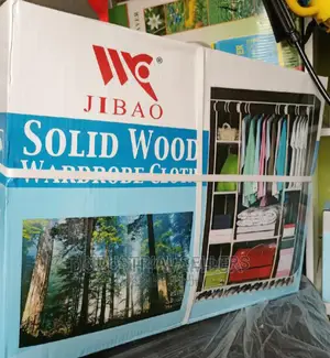 Solid Wood 3 Column Wardrobe