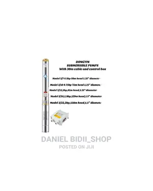 Dongyin Submersible Pump 0.5hp 50m +Control Box