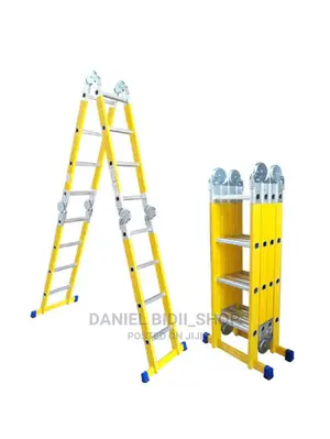 Yellow Multi Purpose Ladder Heavy Duty 4step
