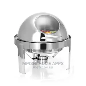 Round Roll Top Chaffing Dish
