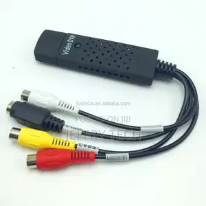 Usb 2.0 External Video DVR 4 Channel Audio Easy Cap Adapter