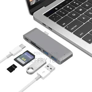 Multi 5-In-1 USB C Hub Portables Type C Hub USB 3.0 SD TF Ca