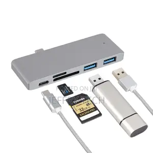 Multi 5-In-1 USB C Hub Portables Type C Hub USB 3.0 SD TF Ca