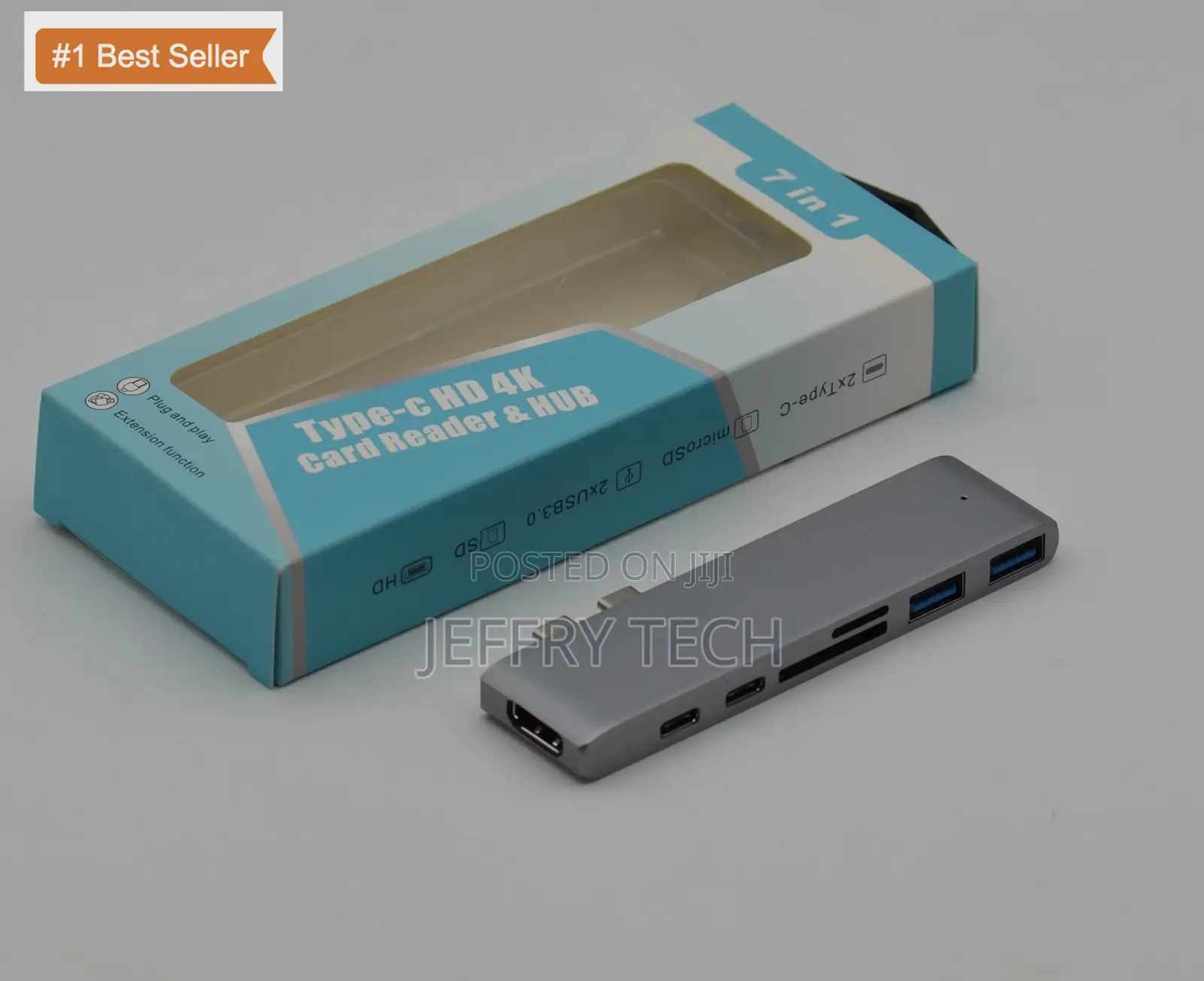 Dual Conector USB Type C Mini Hub Docking Station SD TF Card