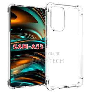 Samsung A53 Clear Soft TPU Airbag Bumper Case Four Corners P