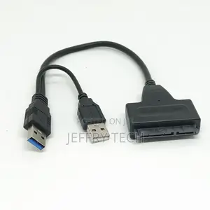 Sata to USB 3.0 Connector 2 USB Cable Data Transfer Converte