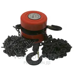 1 Ton Chain Lifting Block Tackle Hoist Heavy Duty Load