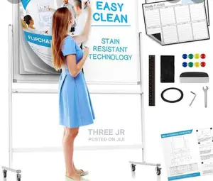 Portable, Rotational Whiteboard With Stand