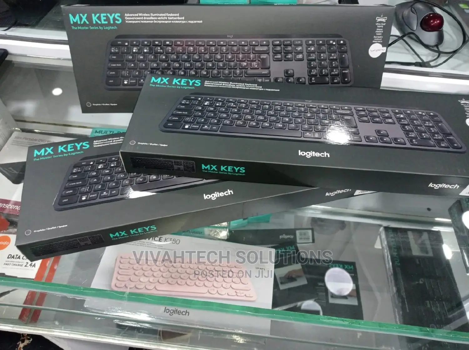 Logitech MX Keys Wireless, Illuminated Keyboard
