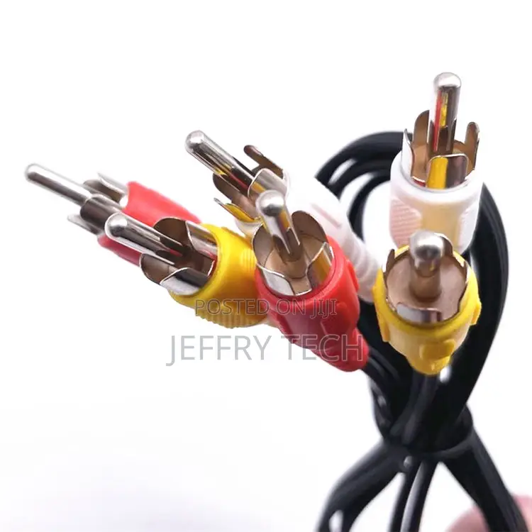 Car Video Component Convert Cable Cord Adapter Jack Rca DVD