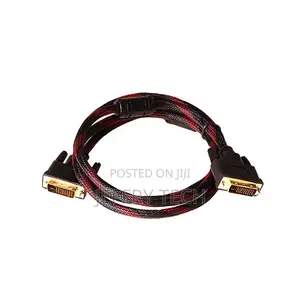 DVI-D Male to Male Video Cable DVI to DVI 24+1 Cable Dual L