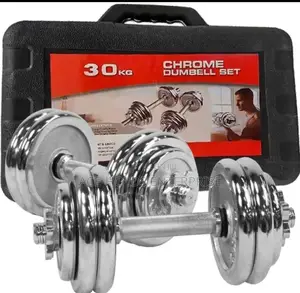 30kgs Chrome Dumbbell Set With Case