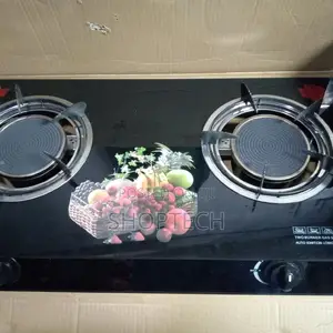 Infrared Glass Two Burner Gas Stove