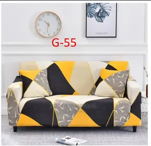 Orange Amd Brown Sofa Cover