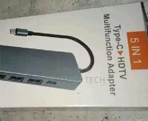 5 in 1 Type C Adapter USB C to Hub Rj45 USB3.0 Type C