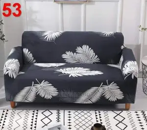 Featherly Blue Elastic Sofa Cover